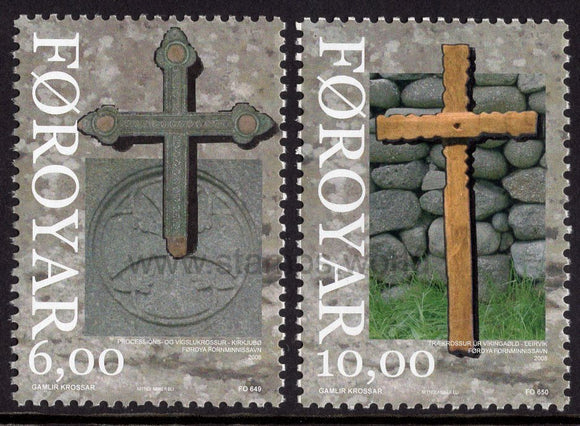 Faroe Islands. 2008 Ancient Crosses. MNH