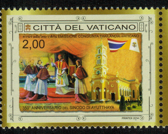 Vatican. 2014 Synod of Ayutthaya. MNH