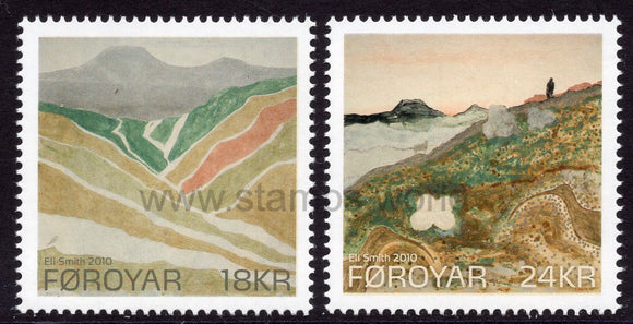 Faroe Islands. 2010 Faroese colors. MNH