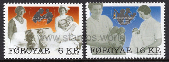 Faroe Islands. 2011 Traditionals Woman's Professions. MNH