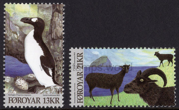 Faroe Islands. 2012 Animals of the Viking Age. MNH