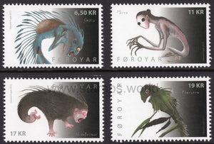 Faroe Islands. 2012 Monsters. MNH