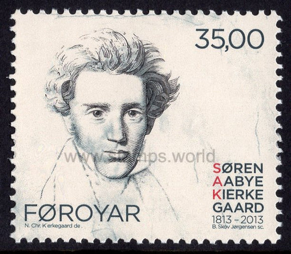 Faroe Islands. 2013 Soren Aabye Kierkegaard. MNH