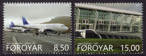 Faroe Islands. 2015 Vagar Airport. MNH