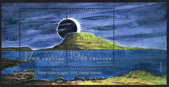 Faroe Islands. 2015 Total Solar Eclipse. MNH