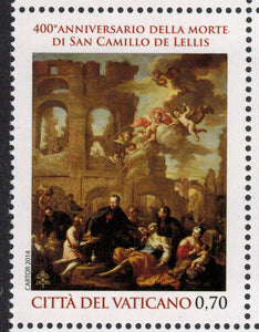 Vatican. 2014 Saint Camillus de Lellis. MNH