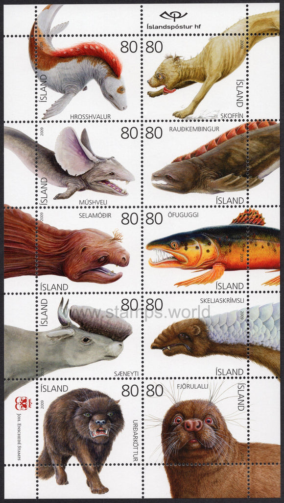 Iceland. 2009 Legendary Creatures. MNH