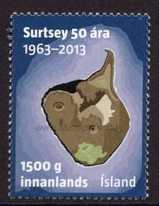 Iceland. 2013 Surtsey Island. MNH