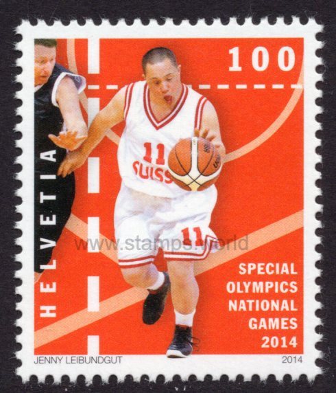 Switzerland. 2014 Special Olympics National Games. MNH