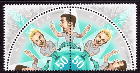 Switzerland. 2015 DivertiMento. Pair. MNH