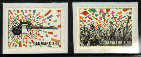 Denmark. 2013 Danish Rock. MNH