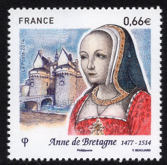 France. 2014 Anne de Bretagne. MNH