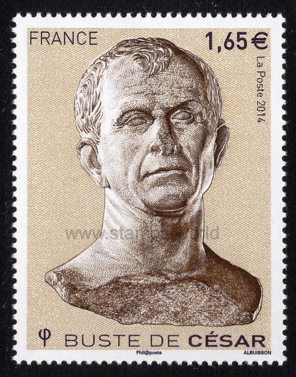 France. 2014 Bust of Cesar. MNH