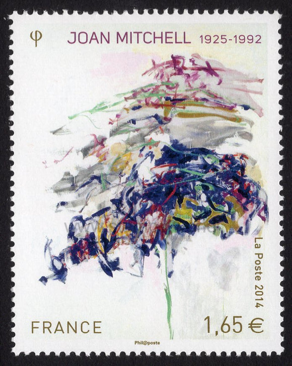 France. 2014 Joan Mitchell. Painter. MNH