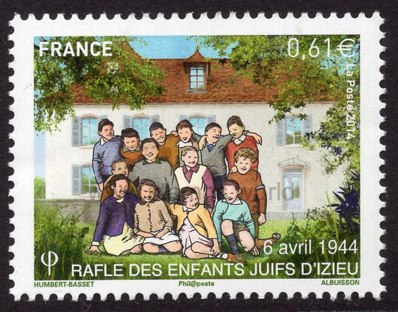France. 2014 Raid of the Jewish children of Izieu. MNH