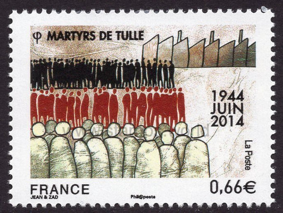 France. 2014 Tulle massacre. MNH