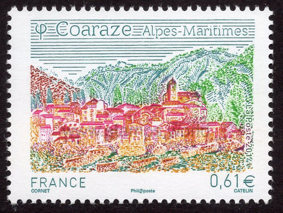 France. 2014 Coaraze. Alpes-Maritimes. MNH