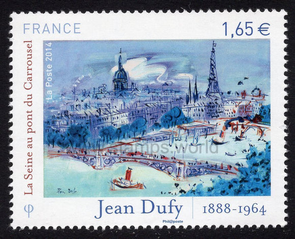 France. 2014 Painting by Jean Dufy. MNH