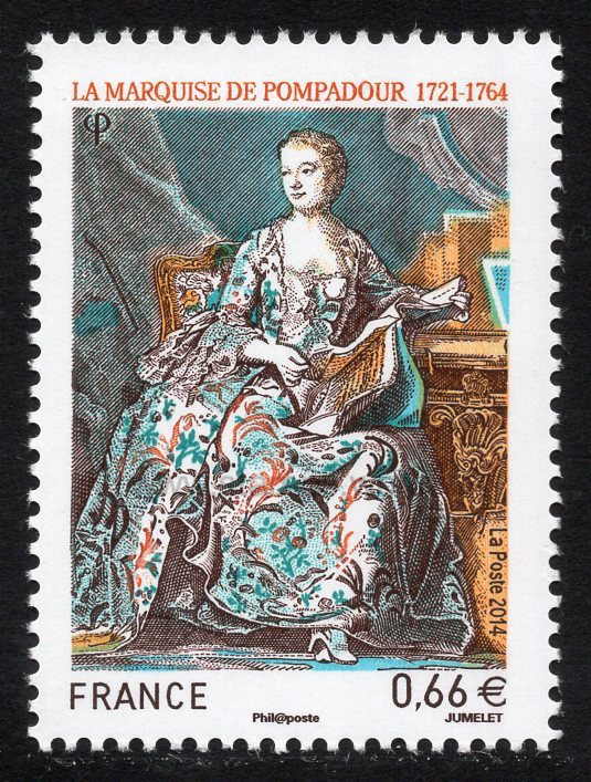 France. 2014 Madame de Pompadour. MNH