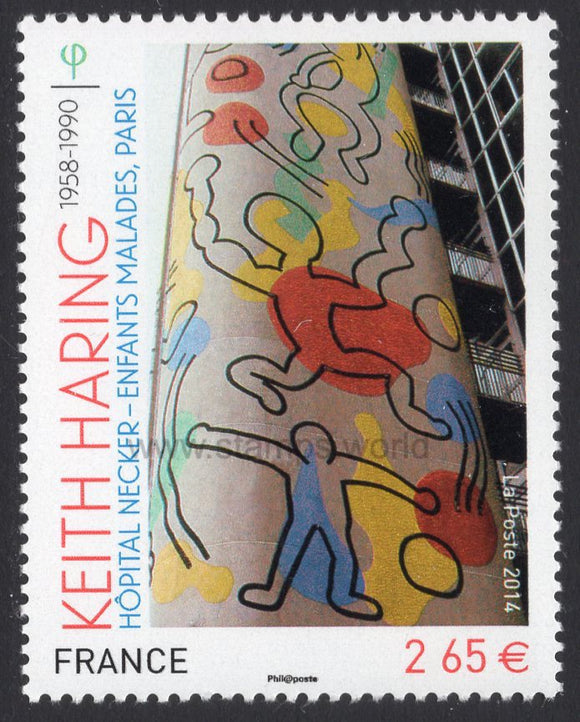 France. 2014 Keith Haring. Necker Children Hospital. Paris. MNH