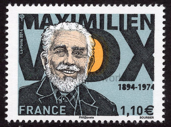 France. 2014 Maximillian Vox. MNH