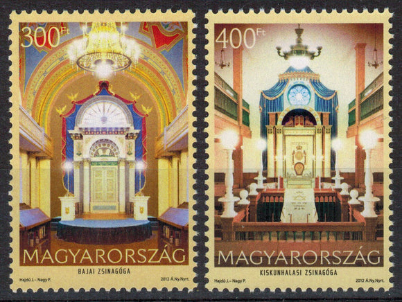 Hungary. 2012 Synagogues in Hungary. MNH