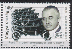 Hungary. 2013 Ford T. 100 years. MNH