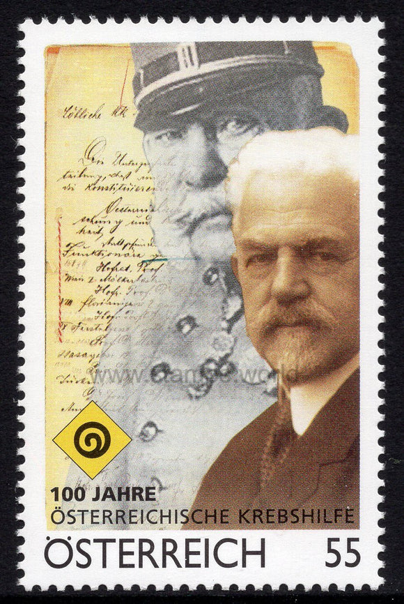 Austria. 2011 100th Anniversary of Austrian Cancer Aid. MNH