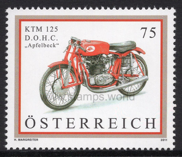 Austria. 2011 Motorcycles. KMT 125 D.O.H.C. 