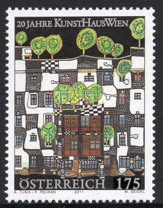 Austria. 2011 20 years of Kunsthaus Wien. MNH