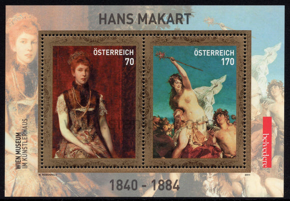 Austria. 2011 Hans Makart. Painter. MNH