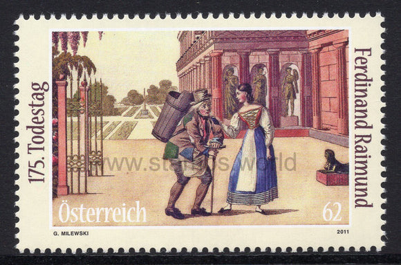 Austria. 2011 Ferdinand Raimund. MNH