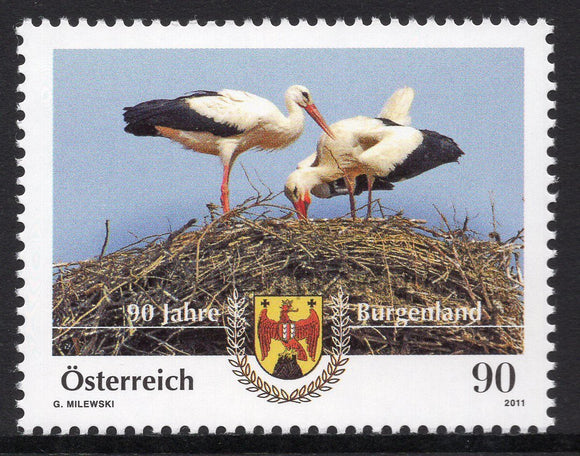 Austria. 2011 90 years of Burgenland. MNH