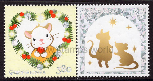 South Korea. 2019 Year of Rat. MNH