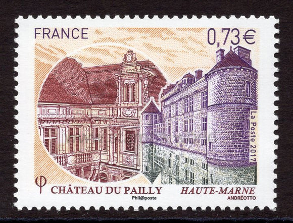 France. 2017 Chateau du Pailly. MNH