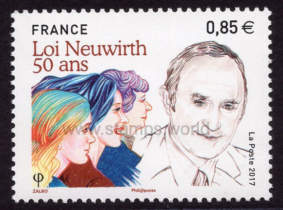 France. 2017 Lucien Neuwirth. MNH