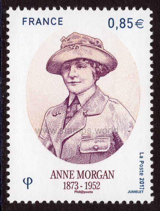 France. 2017 Anne Morgan. MNH