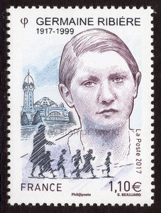 France. 2017 Germaine Ribiere. MNH