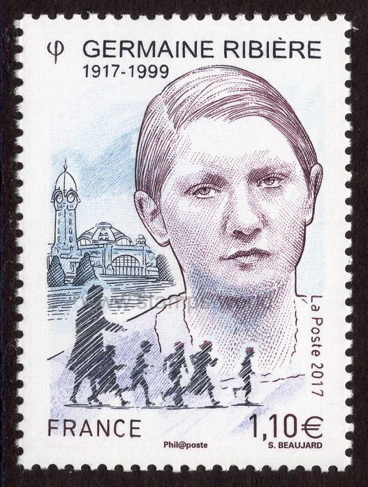 France. 2017 Germaine Ribiere. MNH