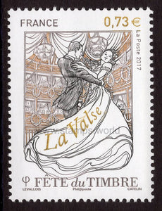 France. 2017 Stamp Day. Waltz. MNH