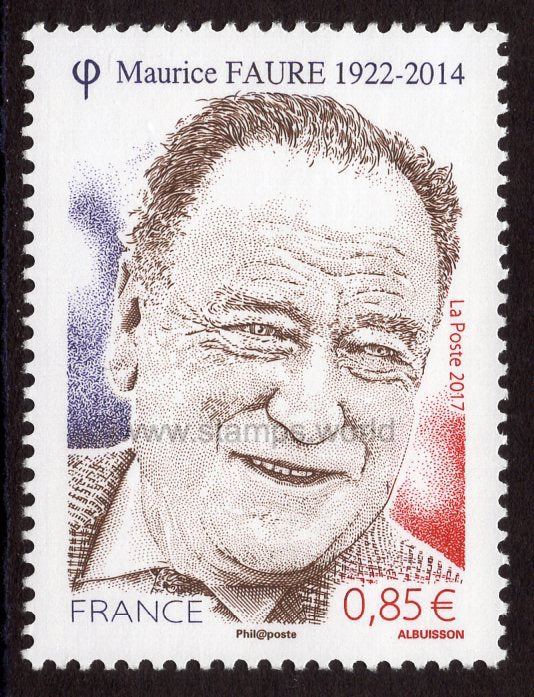 France. 2017 Maurice Faure. MNH