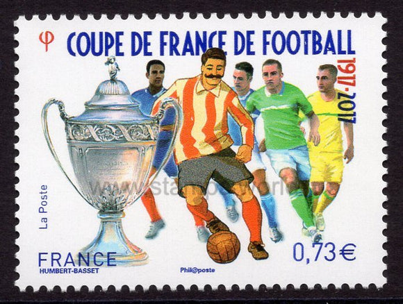 France. 2017 100th Anniversary of Coupe de France. MNH
