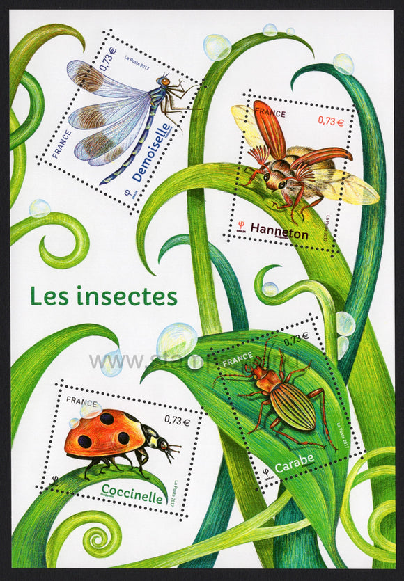 France. 2017 Insects. MNH