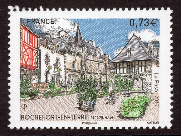 France. 2017 Villages. Rochefort en Terre. MNH
