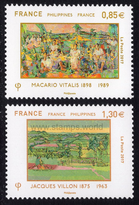 France. 2017 France - Philippines joint Issue. MNH