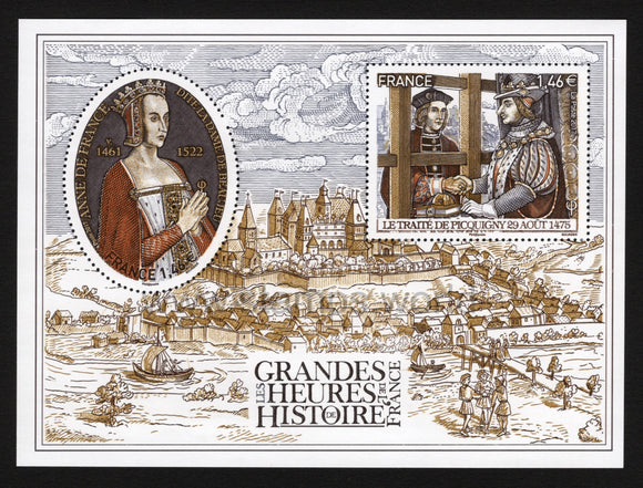 France. 2017 Great Moments in French History. MNH