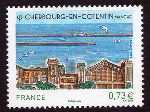 France. 2017 Cherbourg en Cotentin. Port Town. MNH