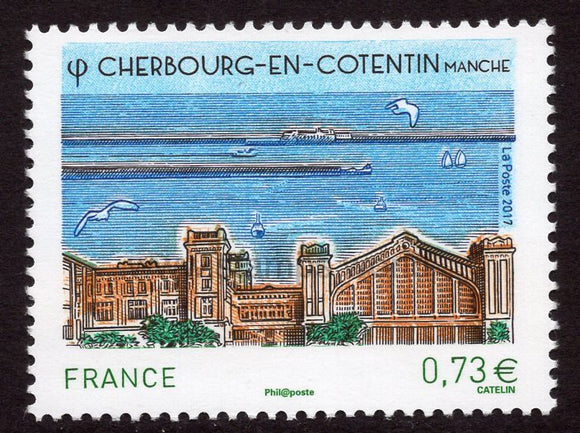 France. 2017 Cherbourg en Cotentin. Port Town. MNH