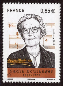 France. 2017 Nadia Boulanger. MNH