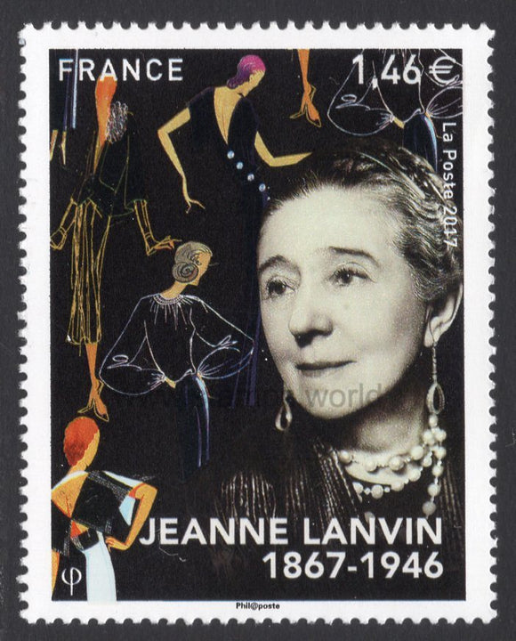 France. 2017 Jeanne Lanvin. MNH